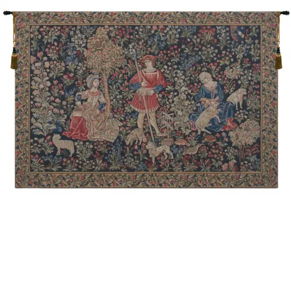 Charlotte Home Furnishing Inc. Belgium Tapestry - 54 in. x 36 in. | The Working of the Wool European Tapestry