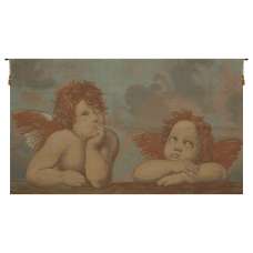 Raphael's Angels Italian Tapestry Wall Hanging