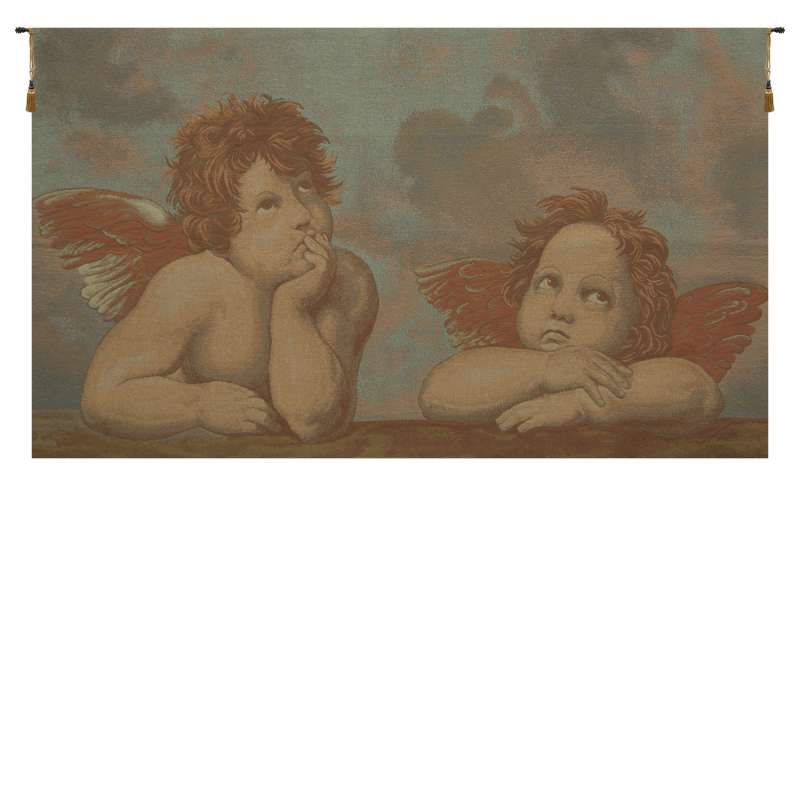 Raphael's Angels Italian Tapestry Wall Hanging