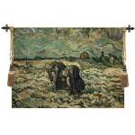 Two Peasant Women Tapestry of Fine Art