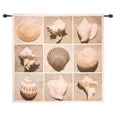 Weathered Shell Sample Fine Art Tapestry