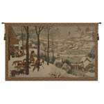 Hunting in the Snow Italian Wall Hanging Tapestry