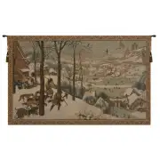 Hunting in the Snow Italian Tapestry