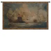 Naval Battle Italian Tapestry