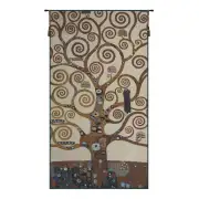 Klimts The Tree Of Life Wall Tapestry - 30 in. x 53 in. Cotton/Viscose/Polyester by Gustav Klimt