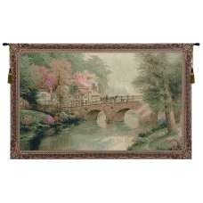 Hometown Bridge Tapestry Wall Art