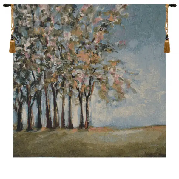 Tree in Spring Wall Tapestry