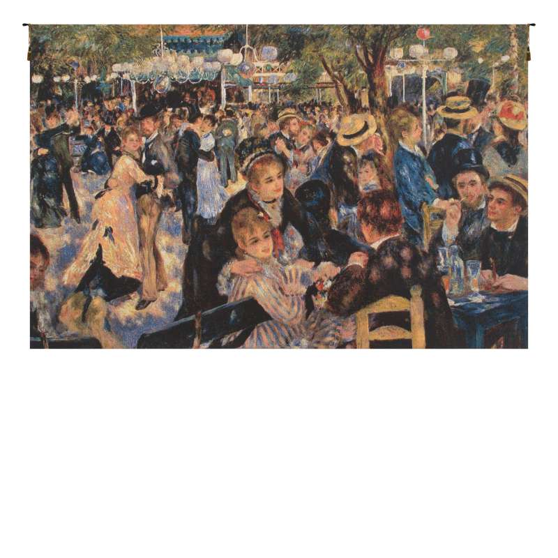 Bal Au Moulin De La Galette Belgian Tapestry Wall Hanging