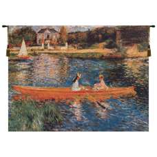 Seine at Asnie'res Flanders Tapestry Wall Hanging