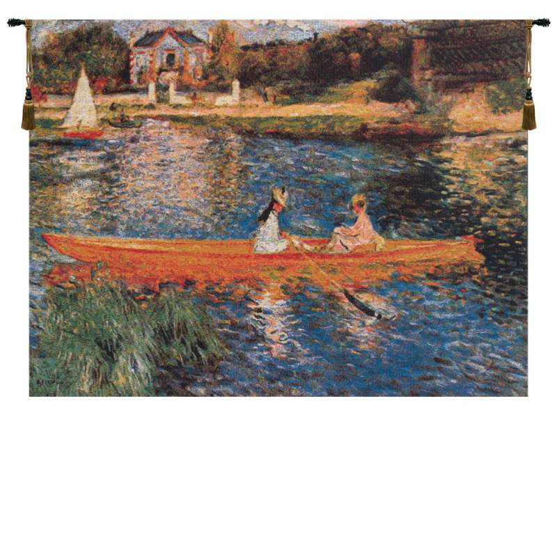 Seine at Asnie'res Flanders Tapestry Wall Hanging