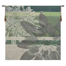 Graphic Blooms II Fine Art Tapestry