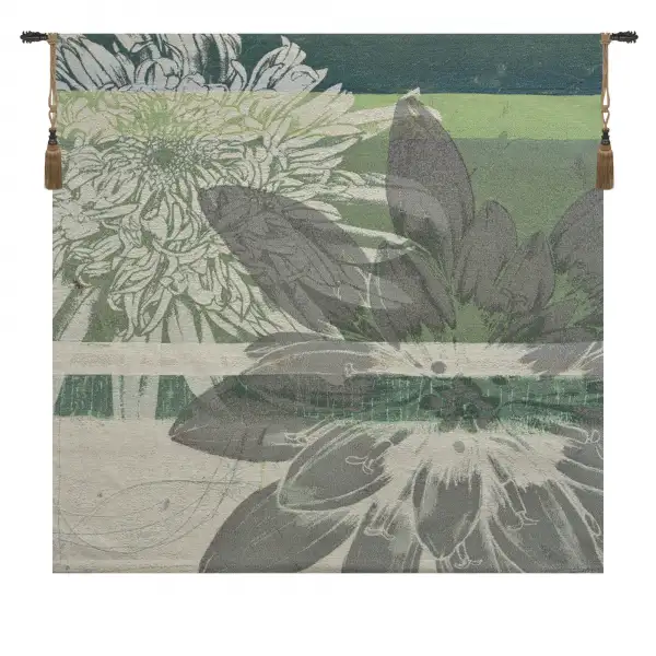 Graphic Blooms II Fine Art Tapestry
