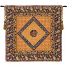 Floral Harvest Tapestry Afghan Throw