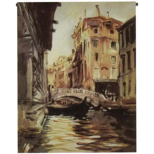 Italian River View Wall Tapestry