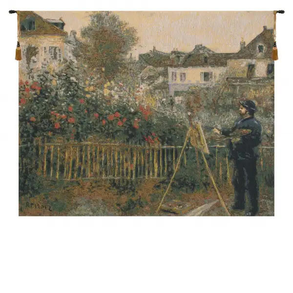 Monet Painting I Belgian Tapestry Wall Hanging