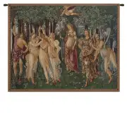La Primavera Italian Tapestry - 19 in. x 12 in. Cotton by Sandro Botticelli