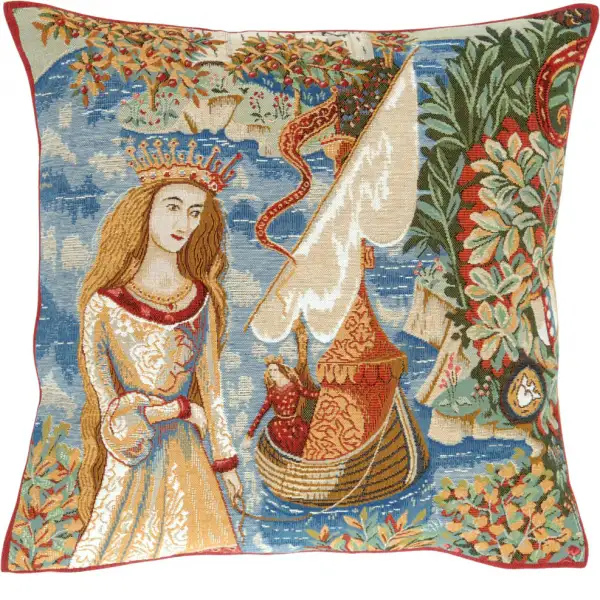 Lady of the Lake French Couch Pillow Cushion