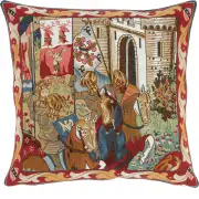 Tournoi Des Chevaliers French Couch Pillow Cushion