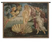 Nascita Di Venere By Sandro Botticelli Italian Tapestry - 54 in. x 36 in. Cotton/Viscose/Polyester by Sandro Botticelli