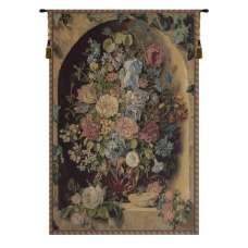 Large Flowers Piece  Italian Tapestry Wall Hanging