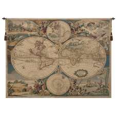 Planisfero Italian Tapestry Wall Hanging