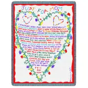 Just for Mom Tapestry Throw