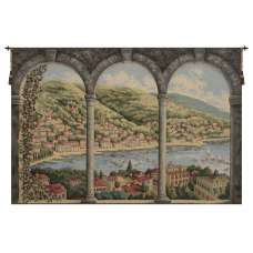 Como Lake Italian Tapestry Wall Hanging