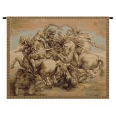 The Battle of Anghiari Italian Tapestry Wall Hanging