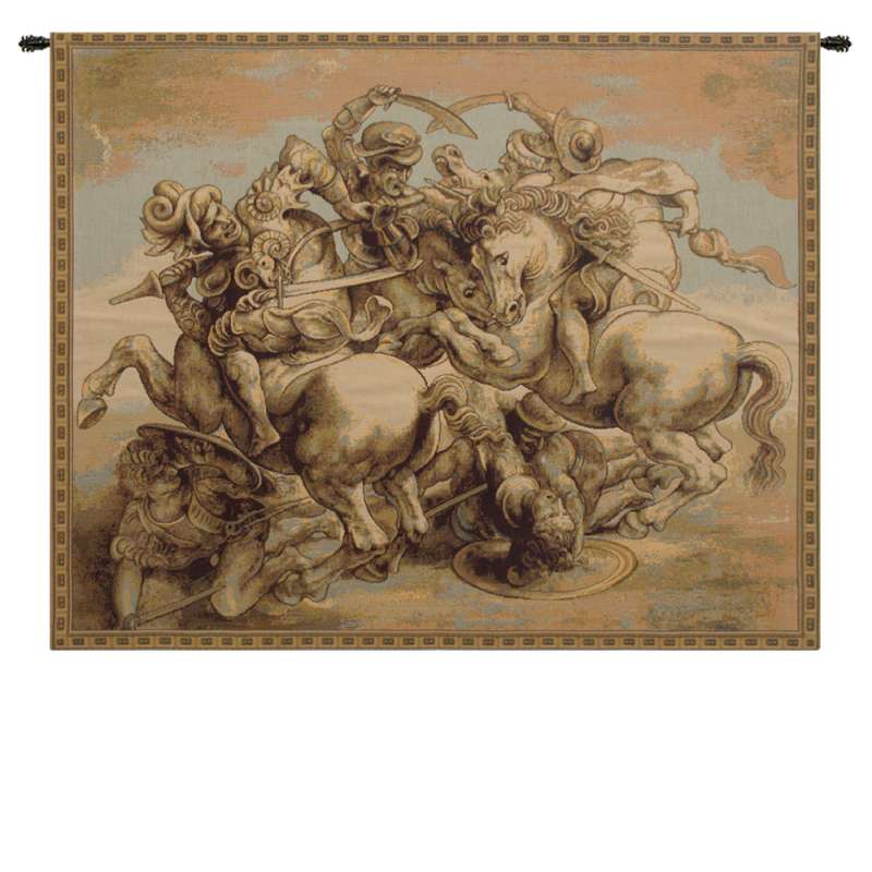 The Battle of Anghiari Italian Tapestry Wall Hanging