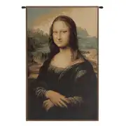 The Mona Lisa Italian Tapestry - 17 in. x 24 in. Cotton/Viscose/Polyester by Leonardo da Vinci