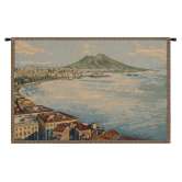 Gulf of Naples Italian Tapestry Wall Hanging
