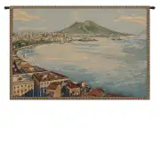 Gulf Of Naples Italian Tapestry - 19 in. x 12 in. Cotton/Viscose/Polyester by Alessia Cara