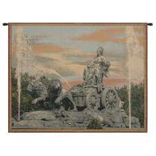 Cibele Madrid Fountain Italian Tapestry Wall Hanging