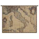 Ancient map of Italy Italian Wall Hanging Tapestry