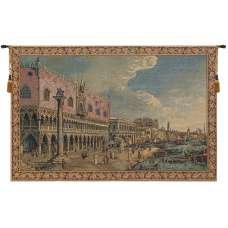 Riva Degli Schiavoni Small Italian Tapestry Wall Hanging