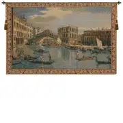 The Rialto Bridge Grand Canal Small Italian Tapestry