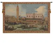 Bucintoro I Small Italian Tapestry - 19 in. x 13 in. Cotton/Viscose/Polyester by Alessia Cara