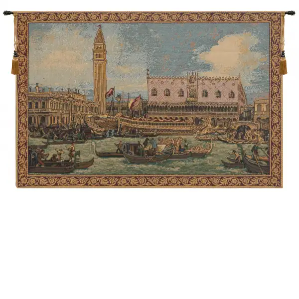 Bucintoro I Small Italian Tapestry