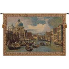 Saint Mary of Health and the Grand Canal Horizontal Small Italian Tapestry Wall Hanging