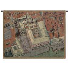 Venice from Above Italian Tapestry Wall Hanging