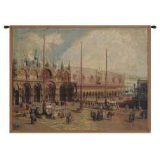 Palazzo Ducale and San Marco Italian Tapestry Wall Hanging