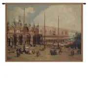 Palazzo Ducale And San Marco Italian Tapestry - 54 in. x 38 in. Cotton/Viscose/Polyester by Alessia Cara