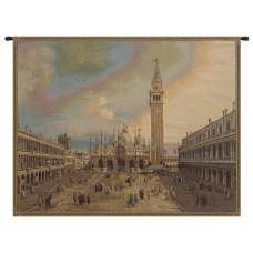 San Marco Square Italian Tapestry Wall Hanging