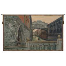 Bridge of Sighs II Italian Tapestry Wall Hanging