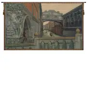 Bridge Of Sighs II Italian Tapestry - 42 in. x 24 in. Cotton/Viscose/Polyester by Alessia Cara