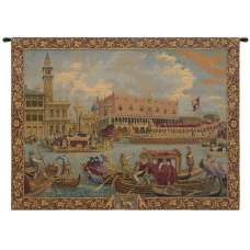 Bucintoro Italian Tapestry Wall Hanging