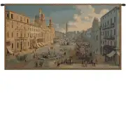 Navona Square Italian Tapestry - 47 in. x 26 in. Cotton/Viscose/Polyester by Alessia Cara
