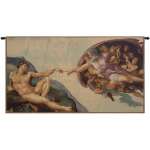 The Creation by Michelangelo Italian Wall Hanging Tapestry