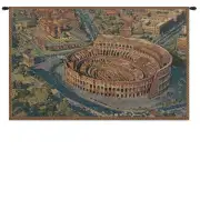The Coliseum Rome Small Italian Tapestry - 20 in. x 13 in. Cotton/Viscose/Polyester by Alessia Cara