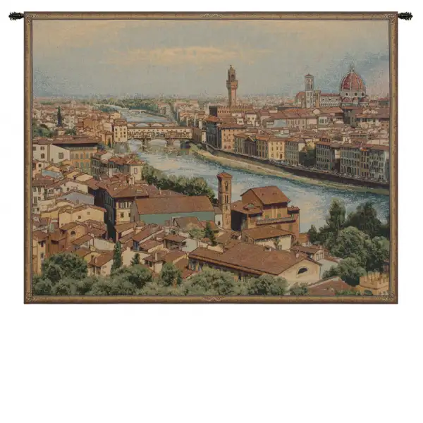 View of Florence and the Arno Italian Tapestry